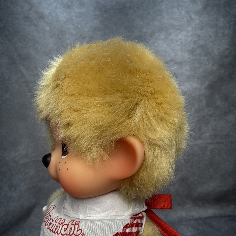 Monchhichi Premium Standard S Beige Boy Plush Monkey Doll Sekiguchi 8" - Picture 5 of 16